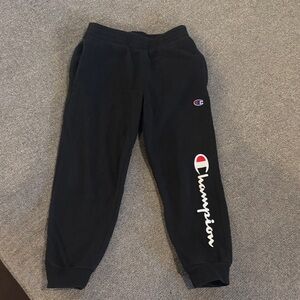 Champion Kids Navy Joggers with Logo
